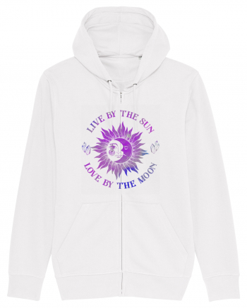 Live By The Sun And Moon Mystical White