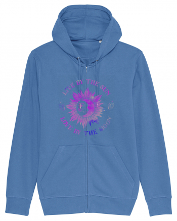 Live By The Sun And Moon Mystical Bright Blue