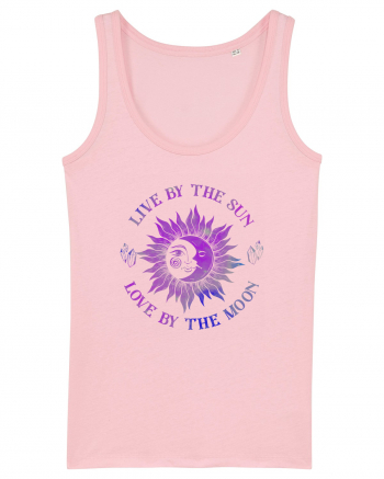 Live By The Sun And Moon Mystical Cotton Pink