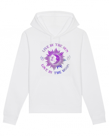 Live By The Sun And Moon Mystical White