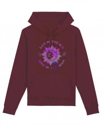 Live By The Sun And Moon Mystical Burgundy