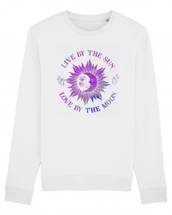 Live By The Sun And Moon Mystical White