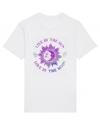 Live By The Sun And Moon Mystical White