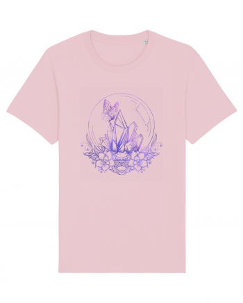 Magic Crystal Ball Mystic Celestial Cotton Pink
