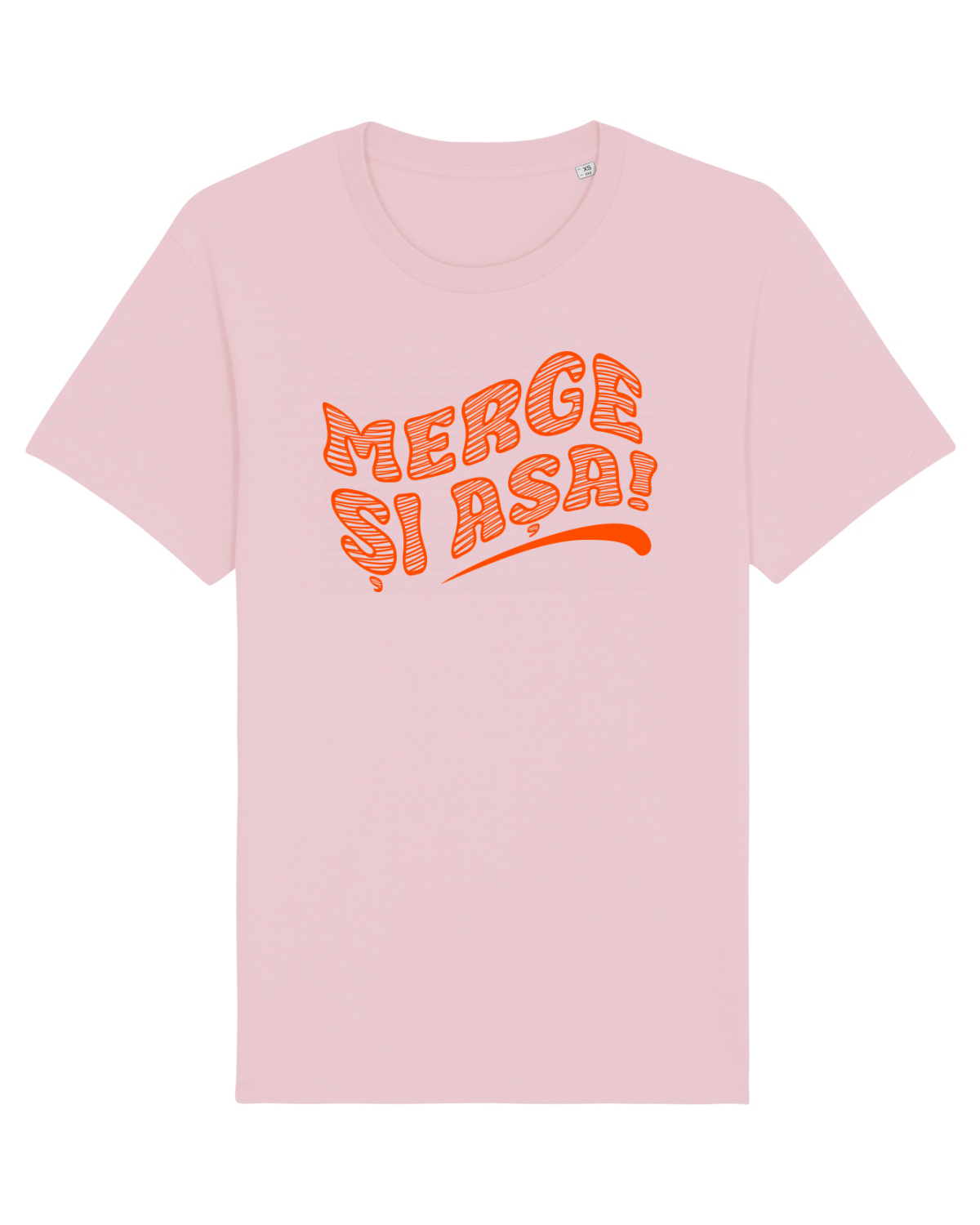 Tricou mânecă scurtă Unisex Rocker Cotton Pink