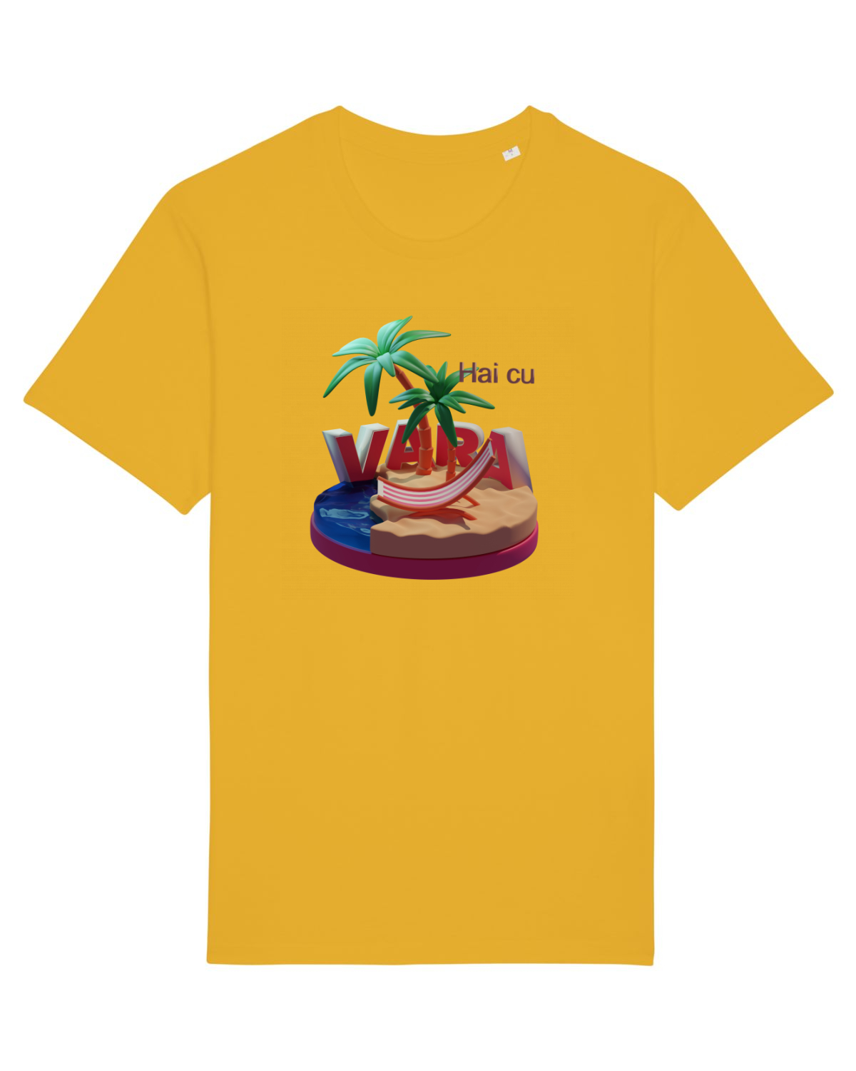 Tricou mânecă scurtă Unisex Rocker Spectra Yellow