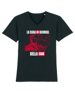 georgel Tricou mânecă scurtă guler V Bărbat Presenter