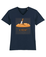 O tăiem? Tricou mânecă scurtă guler V Bărbat Presenter