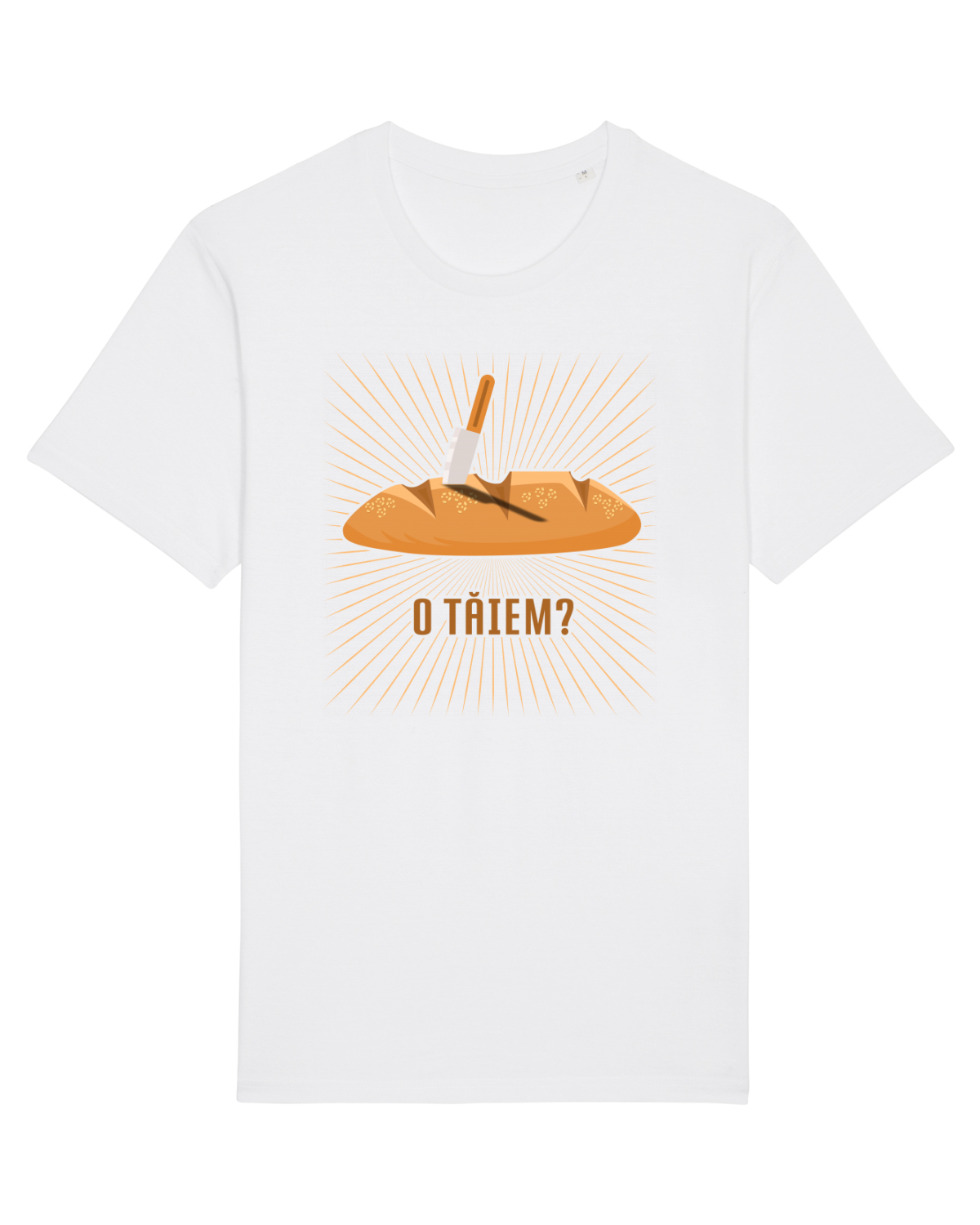 Tricou mânecă scurtă Unisex Rocker White