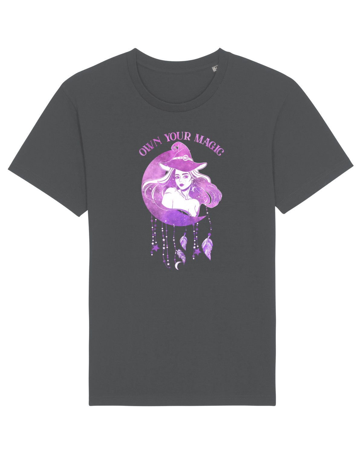 Tricou mânecă scurtă Unisex Rocker Anthracite
