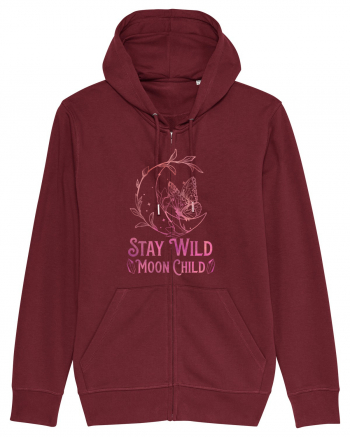 Stay Wild Moon Child Burgundy