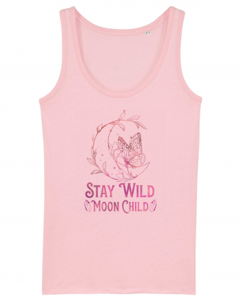Stay Wild Moon Child Cotton Pink