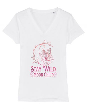 Stay Wild Moon Child White