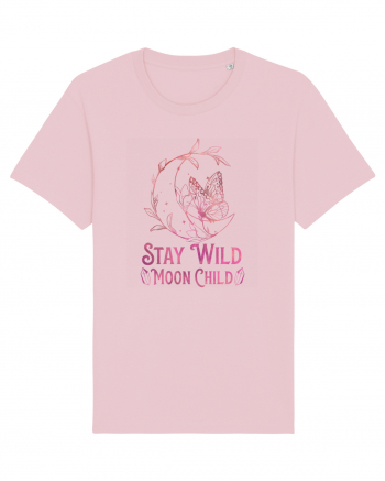 Stay Wild Moon Child Cotton Pink