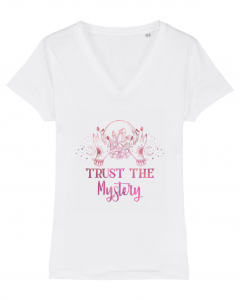 Trust The Mystery Mystical Vibes White