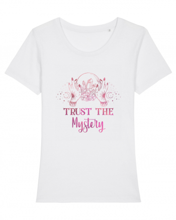 Trust The Mystery Mystical Vibes White