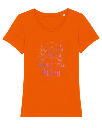 Trust The Mystery Mystical Vibes Bright Orange