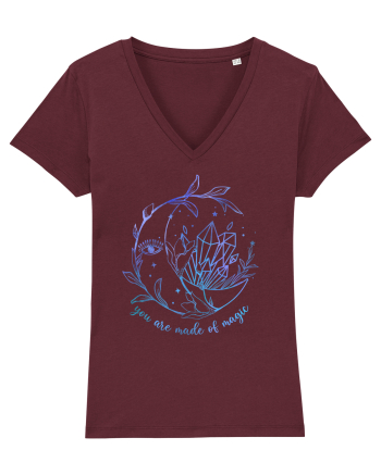 You Are Made Of Magic Mystical Burgundy