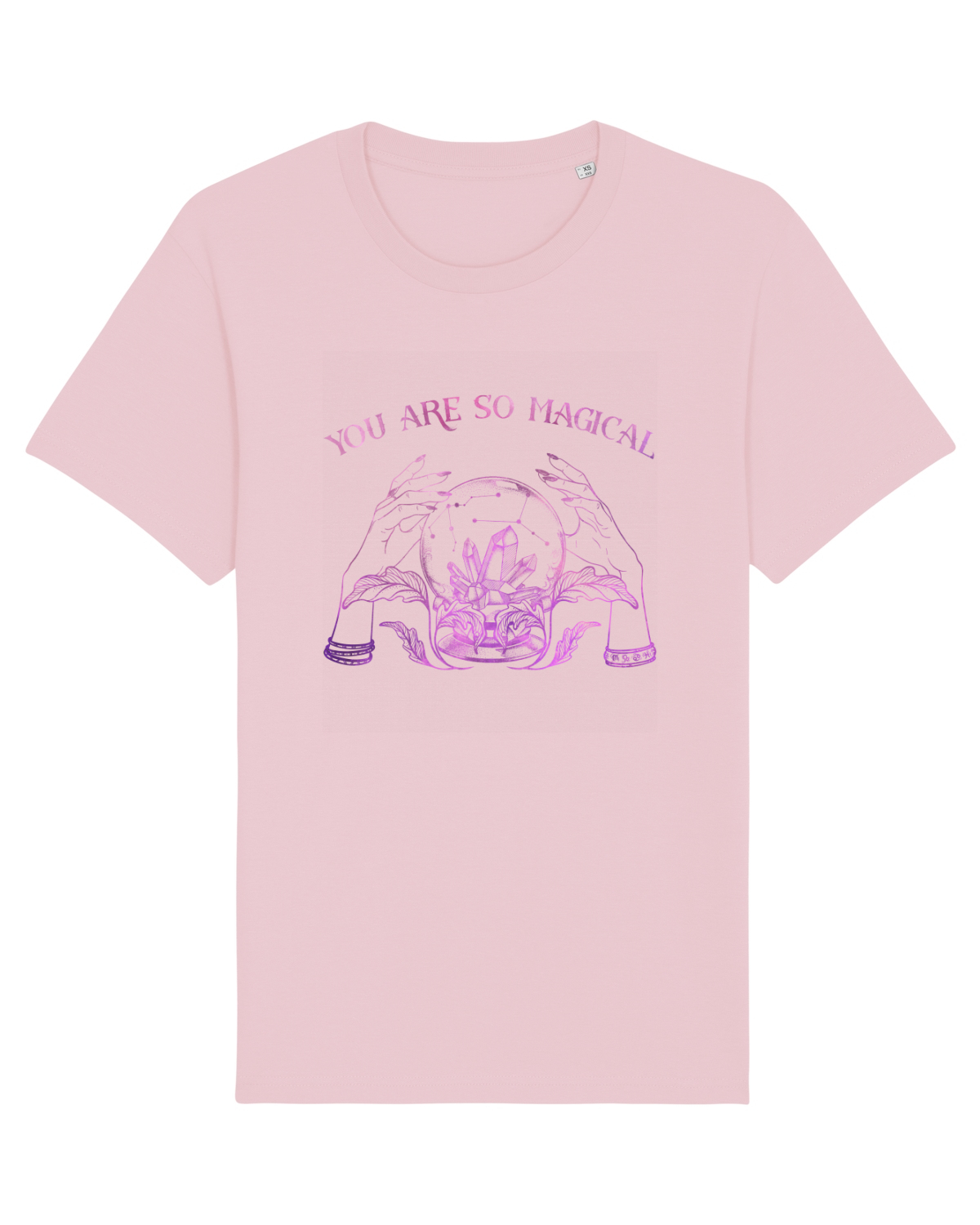 Tricou mânecă scurtă Unisex Rocker Cotton Pink