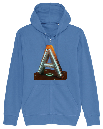 Litera A - 3D Bright Blue