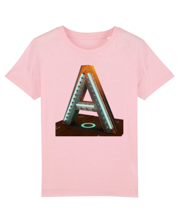 Litera A - 3D Cotton Pink