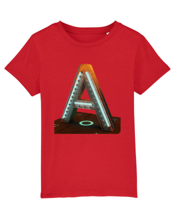 Litera A - 3D Red