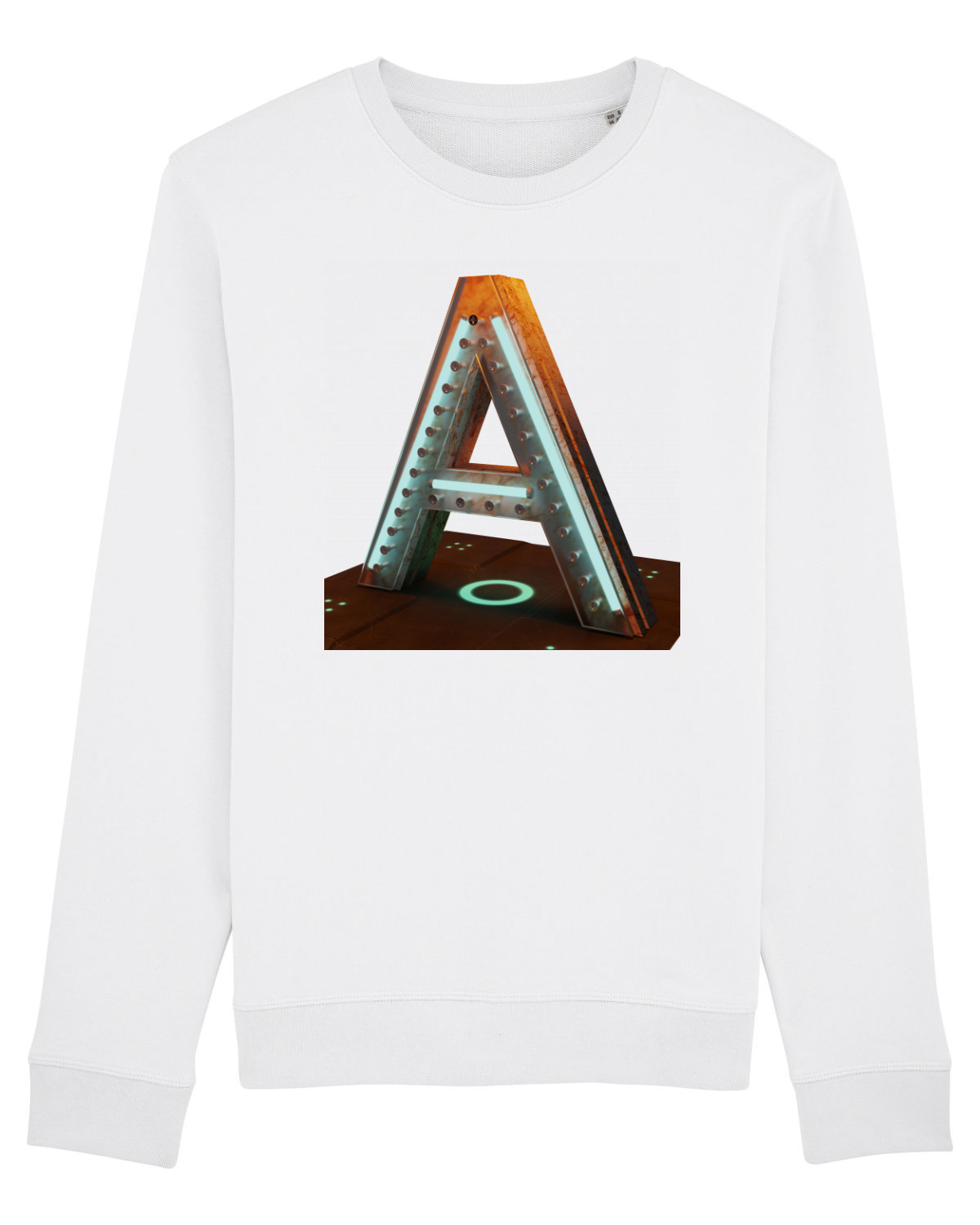 Bluză mânecă lungă Unisex Rise White