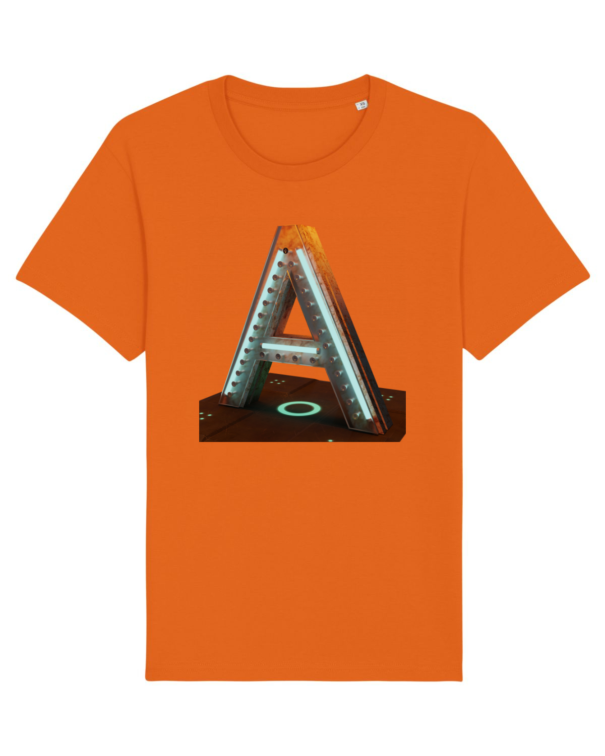 Tricou mânecă scurtă Unisex Rocker Bright Orange