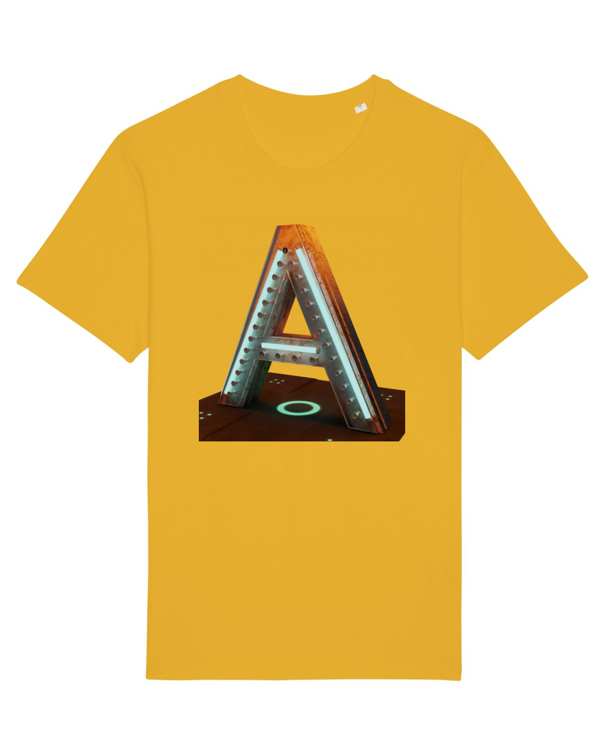 Tricou mânecă scurtă Unisex Rocker Spectra Yellow