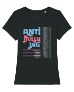Anti bullying - v1 Tricou mânecă scurtă guler larg fitted Damă Expresser