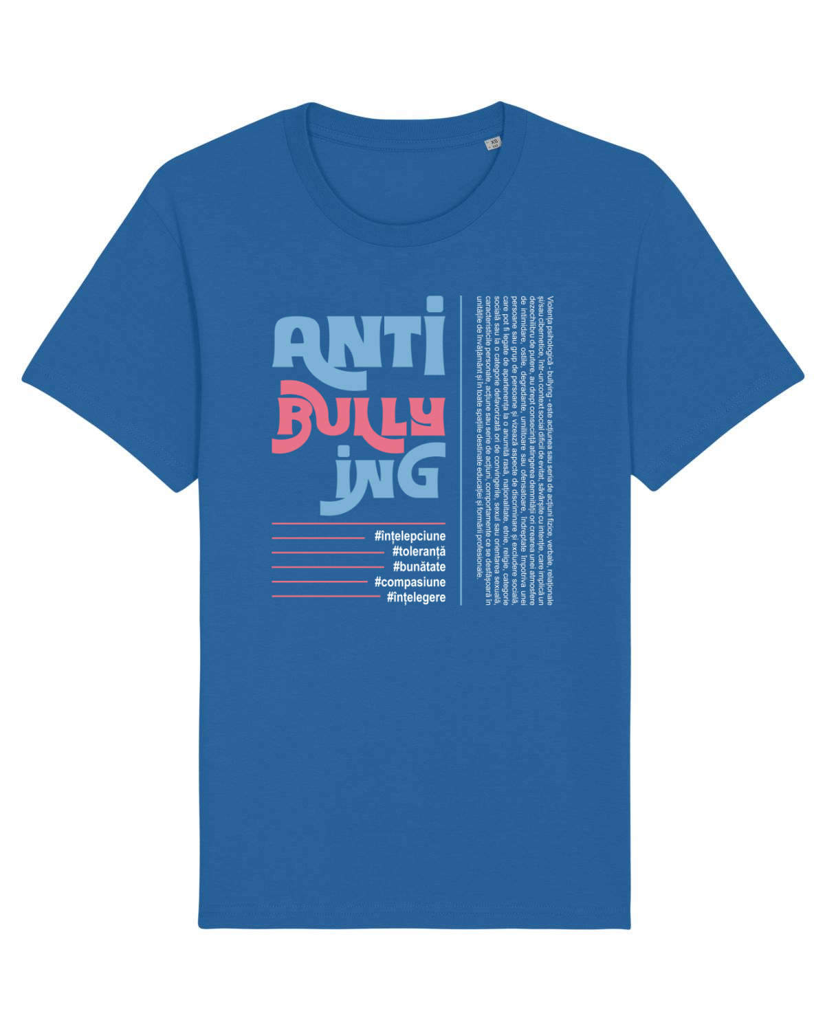 Tricou mânecă scurtă Unisex Rocker Royal Blue