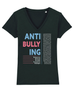 Anti bullying - v2 Tricou mânecă scurtă guler V Damă Evoker
