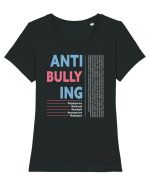 Anti bullying - v2 Tricou mânecă scurtă guler larg fitted Damă Expresser