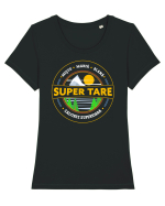 Super tare Tricou mânecă scurtă guler larg fitted Damă Expresser