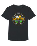 Super tare Tricou mânecă scurtă guler larg Bărbat Skater