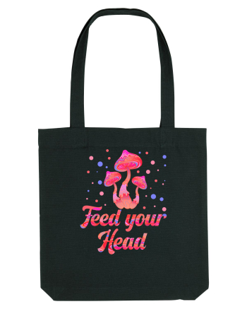 Feed Your Head Space Shroom Mushroom Black
