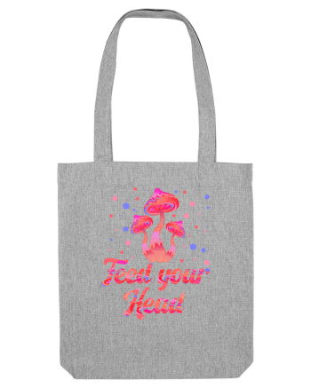 Feed Your Head Space Shroom Mushroom Heather Grey