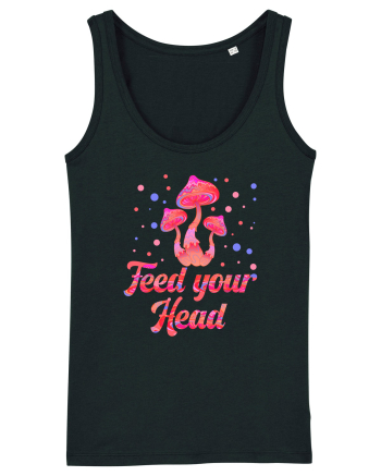 Feed Your Head Space Shroom Mushroom Black