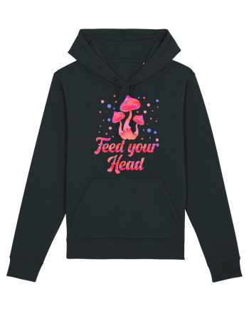 Feed Your Head Space Shroom Mushroom Black