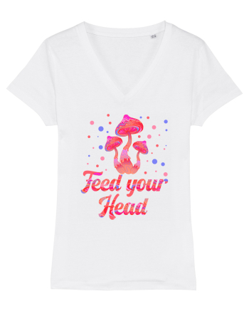 Feed Your Head Space Shroom Mushroom White