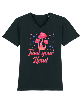 Feed Your Head Space Shroom Mushroom Black
