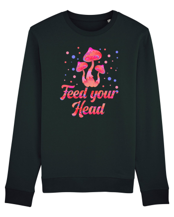 Feed Your Head Space Shroom Mushroom Black