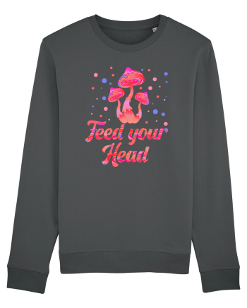 Feed Your Head Space Shroom Mushroom Anthracite