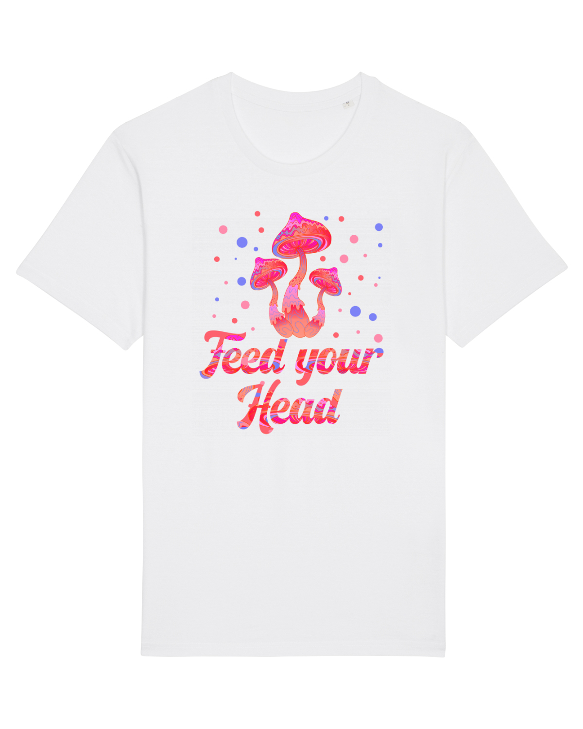 Tricou mânecă scurtă Unisex Rocker White