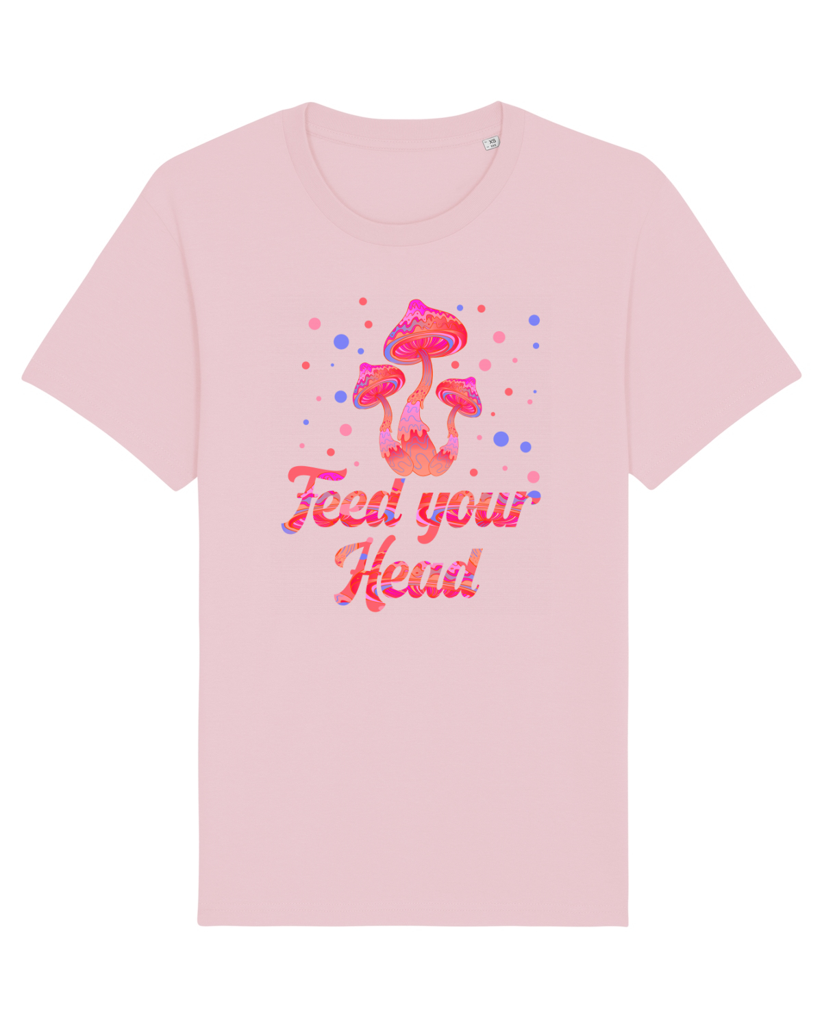Tricou mânecă scurtă Unisex Rocker Cotton Pink
