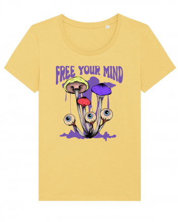 Free Your Mind Trippy Psychedelic Mushroom Jojoba