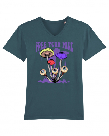 Free Your Mind Trippy Psychedelic Mushroom Stargazer