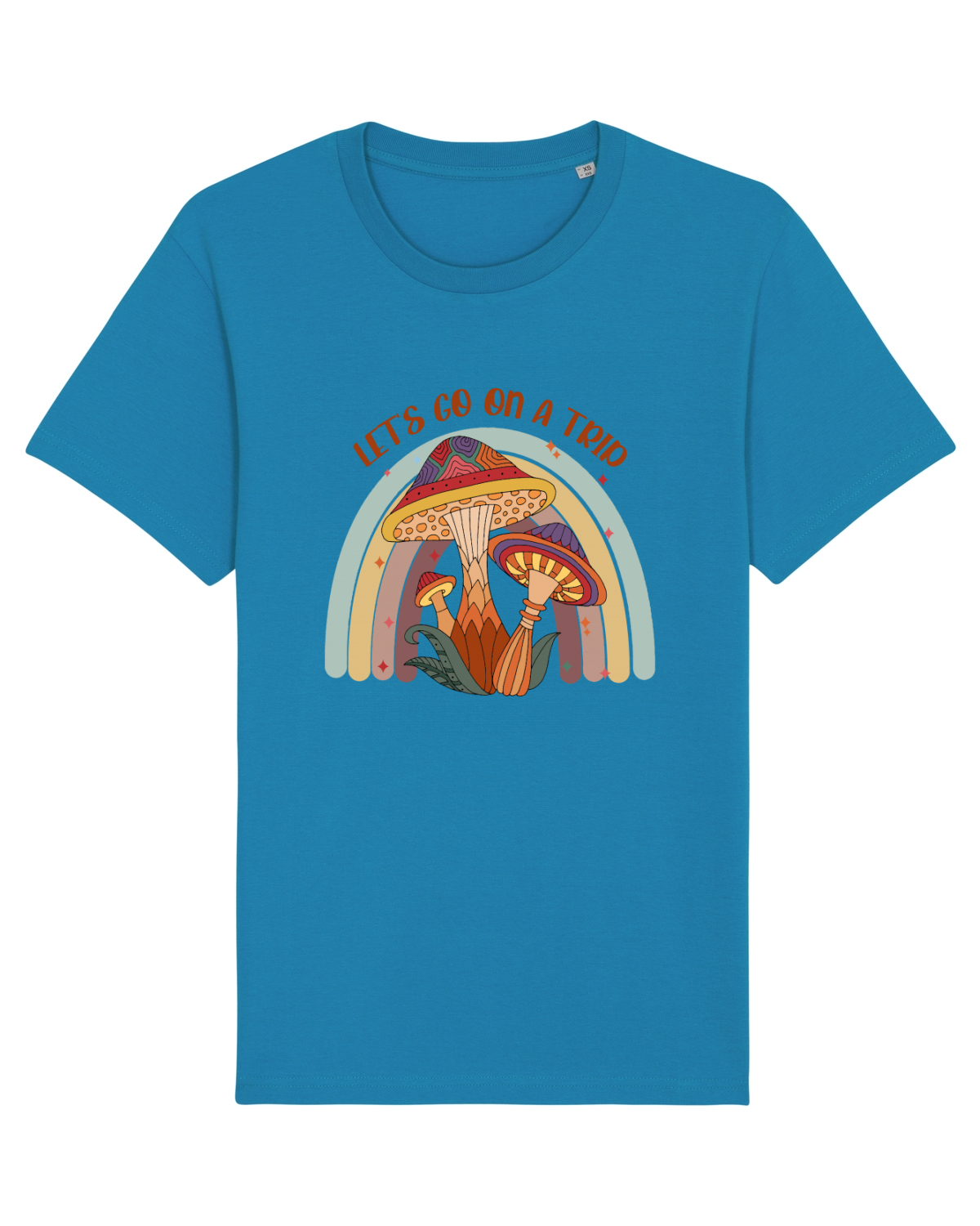 Tricou mânecă scurtă Unisex Rocker Azur