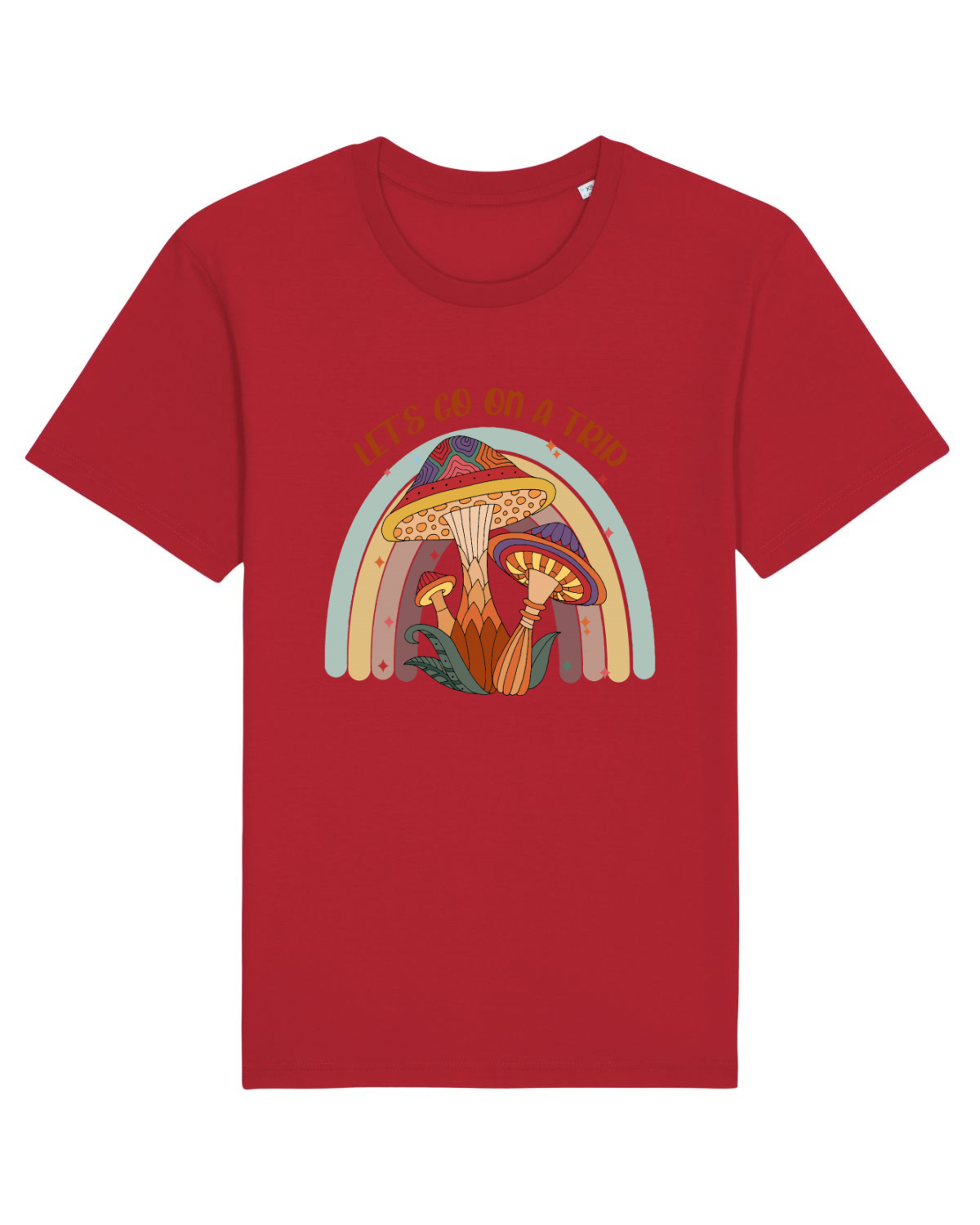 Tricou mânecă scurtă Unisex Rocker Red