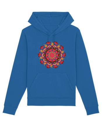 Magic Mushroom Mandala Shroom Trippy Royal Blue